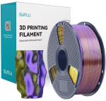 Sunlu PLA+ Silk Tri-Color Filament (Black, Gold, Purple)