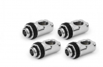 Alphacool Apex Grip adapter 90&deg; OT/IT G1/4 rotatable chrome set (4)