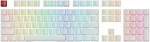 Glorious Aura Keycaps - 105 Keycaps, ANSI, US Layout, white