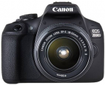 Canon EOS 2000D + 18-55mm IS II Kit, black