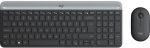 Logitech Slim Wireless Combo MK470, QWERTZ, German, Graphite