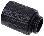Alphacool Eiszapfen extension 20mm G1/4 AG to G1/4 IG - Deep Black