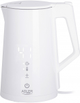 Adler AD 1345 electric kettle 1.7 L 1850 W White