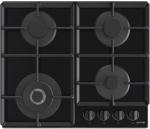 Gorenje GTW641EB hob Black Built-in 60 cm Gas 4 zone(s)