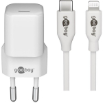 Lightning/USB-C PD Charging Set (30 W), white