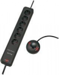 Brennenstuhl Eco-Line Comfort Switch 6-Way Anthracite Extension Socket 2m