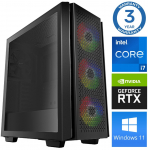 INTOP i7-12700F 32GB 1TB SSD M.2 NVME RTX3050 8GB WIN11