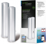 Caso | Vacuum Rolls | 01248 | 2 pcs | Dimensions (W x L) 30 x 600 cm | Transparent