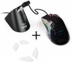 Glorious PC Gaming Race Model O Glossy Black + Bungee + G-Skatez