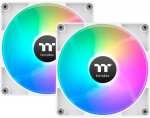120mm Thermaltake CT120 Reverse ARGB Sync PC Cooling Fan White 2 Pack