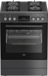 Beko FBM62330GADSN Gas Cooker with Electric Oven, Grey