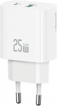 Usams Charger 25W 1xUSB-A 1xUSB-A Fast Charging