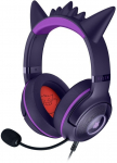 Razer Kraken Kitty V2 wired over-ear headset with mic, Gengar Edition