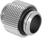 Barrow Straight G1/4 M-M Adapter, 10 mm, White-Silver