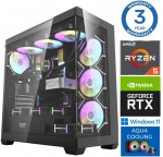 INTOP AQUA Ryzen 5 7500X3D 16GB DDR5 1TB SSD M.2 NVME+2TB RTX5050 8GB WIN11