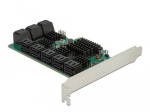Delock PCI Express x4 card with 16 SATA ports