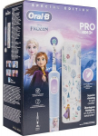 Oral-B Vitality Pro 103 Kids Frozen electric toothbrush with travel case, light blue/white