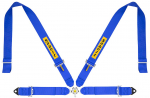 Sabelt Sim Racing Seatbelt Kit, 4-Point Belts, Mounting Kit - Blue