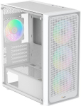 Ocypus Gamma C50 ARGB PC Case (White, Tempered Glass)