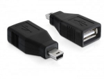 DELOCK Adapter USB 2.0-A fe >USB-mini ma