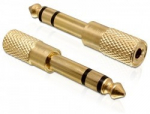 Delock stereo jack adapter male 6.35 mm to female 3.5 mm