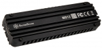 Silverstone MS12 SSD enclosure Black M.2