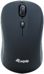 Equip Reisemaus Wireless USB-A LR schwarz