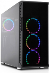 Nanoxia A-RGB ATX Case with Glass Front & USB 3.1 ARGB with ODD