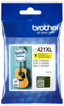 Brother 500-page Yellow Ink Cartridge LC421XLY