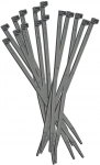Nailon kaablisidemed 200 x 2,6mm must 100tk/pk