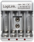 LogiLink Battery charger for Ni-M H / ni-Cd AA / AAA/ 9V