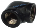 Alphacool HF L-connector G1/4 inner thread to G1/4 inner thread - deep black