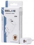 Beline Charger 20W USB-C + USB-A white