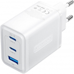 Vention Wall Charger 2xUSB-C USB-A 65W GaN White