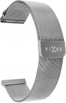 Fixed Mesh Strap with Quick Release 20mm for Smartwatch Silver