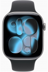 Apple Watch S11 Aluminium 46mm Space Grau (Sportarmband schwarz) S/M