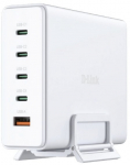 240W GaN Charger DCF-241/E, PD 3.1, QC 4.0 (white, 1x USB-A, 4x USB-C)