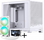 Jonsbo D32 STD PC case + TRYX PANORAMA AIO, ARGB, 240 mm, white