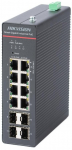 Hikvision DS-3T1512HP-SI-8P4F network switch Managed Gigabit Ethernet (10/100/1000) Power over Ethernet (PoE) Black
