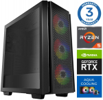 INTOP AQUA Ryzen 5 7600X 32GB DDR5 2TB SSD M.2 NVME+4TB RTX3050 6GB no-OS