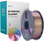 Sunlu PLA+ Silk Forth-Color Filament (blue-purple-red-gold)