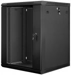 Lanberg Wall-Mounted Rack 19'' 15U 600X600mm black