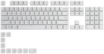 Glorious GPBT Keycaps - 114 PBT Caps, ANSI, US Layout, Arctic White