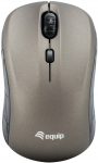 Equip Reisemaus Wireless USB-A LR schwarz
