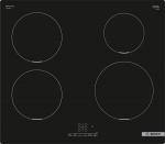 Bosch | PUE611BB6E Series 4 | Hob | Induction | Number of burners/cooking zones 4 | Touch | Timer | Black