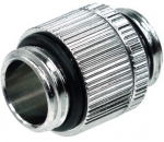 Alphacool HF double nipple G1/4'' outer thread to G1/4'' outer thread revolvable - chrome