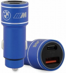 Bmw Car charger 20W PD-QC 3.0 Fast Blue