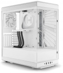 Hyte Y40 Midi-Tower Case, Tempered Glass, Snow White with Airflow