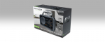 Muse | 2-bands portable radio | M-06DS | AUX in | Grey
