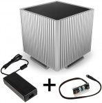 Streacom DB4 Fanless Cube Case + Nano 120W PSU - Silver